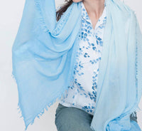 Blueberry - Dip Dye Scarf