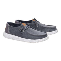 Hey Dude - Women's Wendy Chambray Grid Slip-on Loafers
