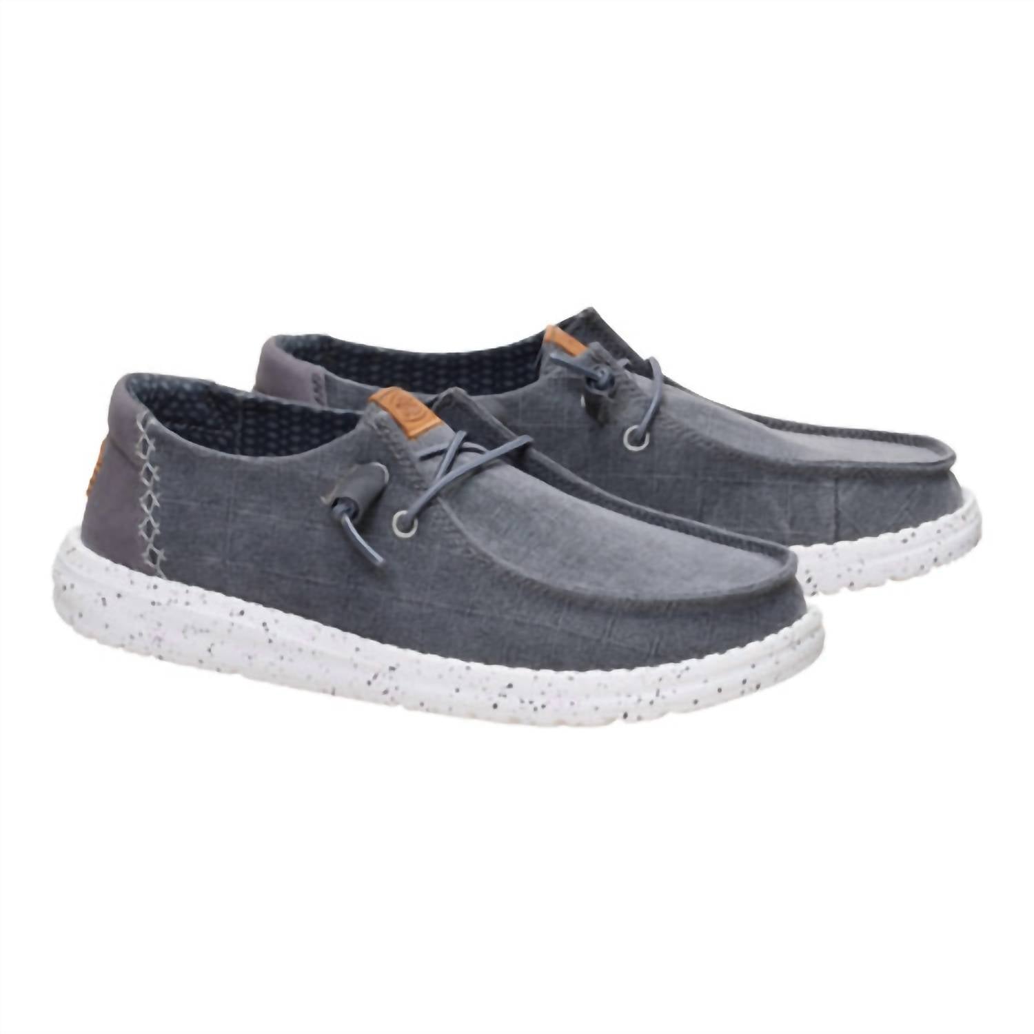 Hey Dude - Women's Wendy Chambray Grid Slip-on Loafers