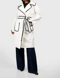 Astrid - Taylor Knit Trench Coat