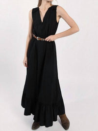 Flounced Long Dress