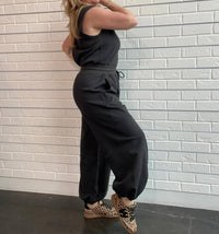 Chaser - Active Drawstring Jumpsuit
