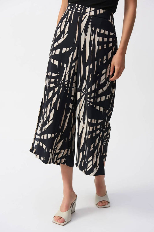 Joseph Ribkoff - Tropical Print Culotte Pants
