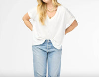 Kerri Rosenthal - Boxer V Neck Tee
