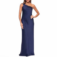 Xscape - Evenings One-shoulder Satin Gown