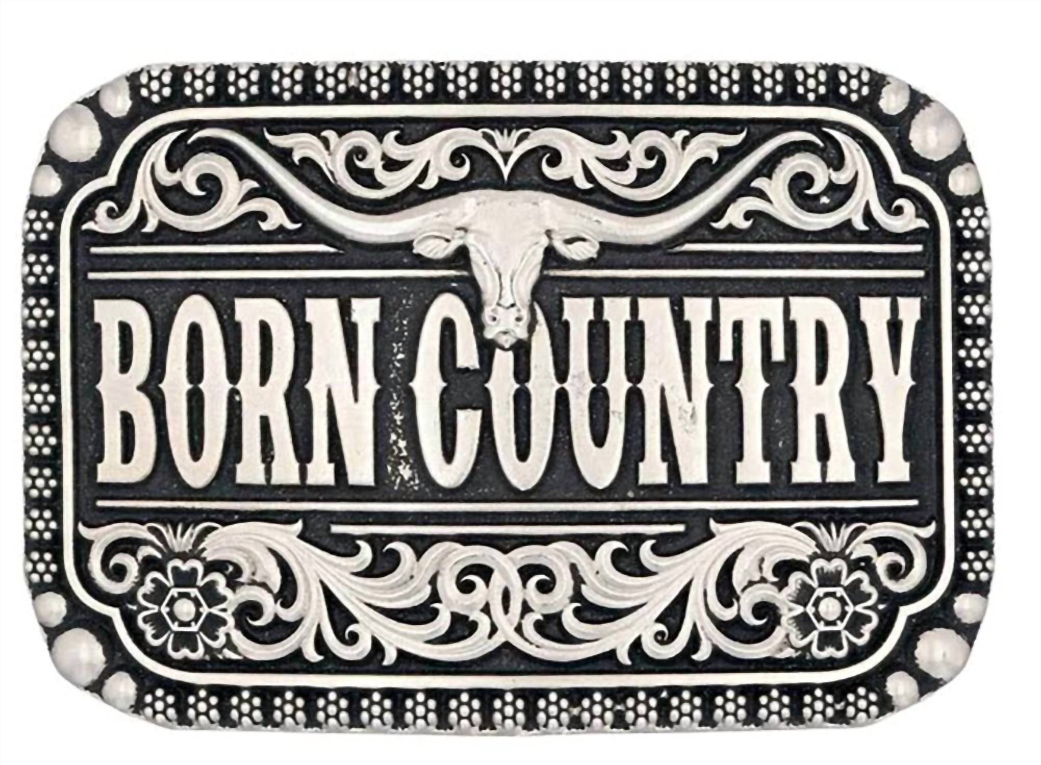 Montana Silversmiths - Born Country Attitude Buckle