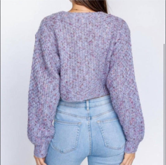 Le Lis - Cotton Dusk Cropped Cardigan