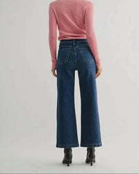 Just Black Denim - Julianna Patch Pocket Wide Leg Jeans