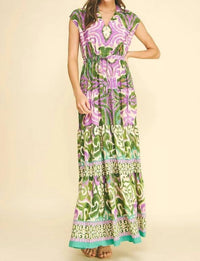 Pinch - Bohemian Pattern Maxi Dress