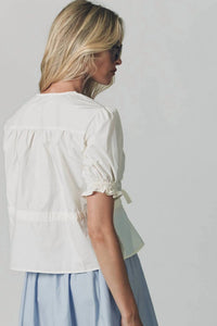 The Shirt - Kayla Short Balloon Sleeves Shirt