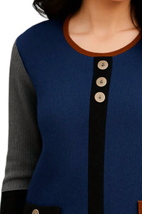 French Kyss - Button Detail Sweater