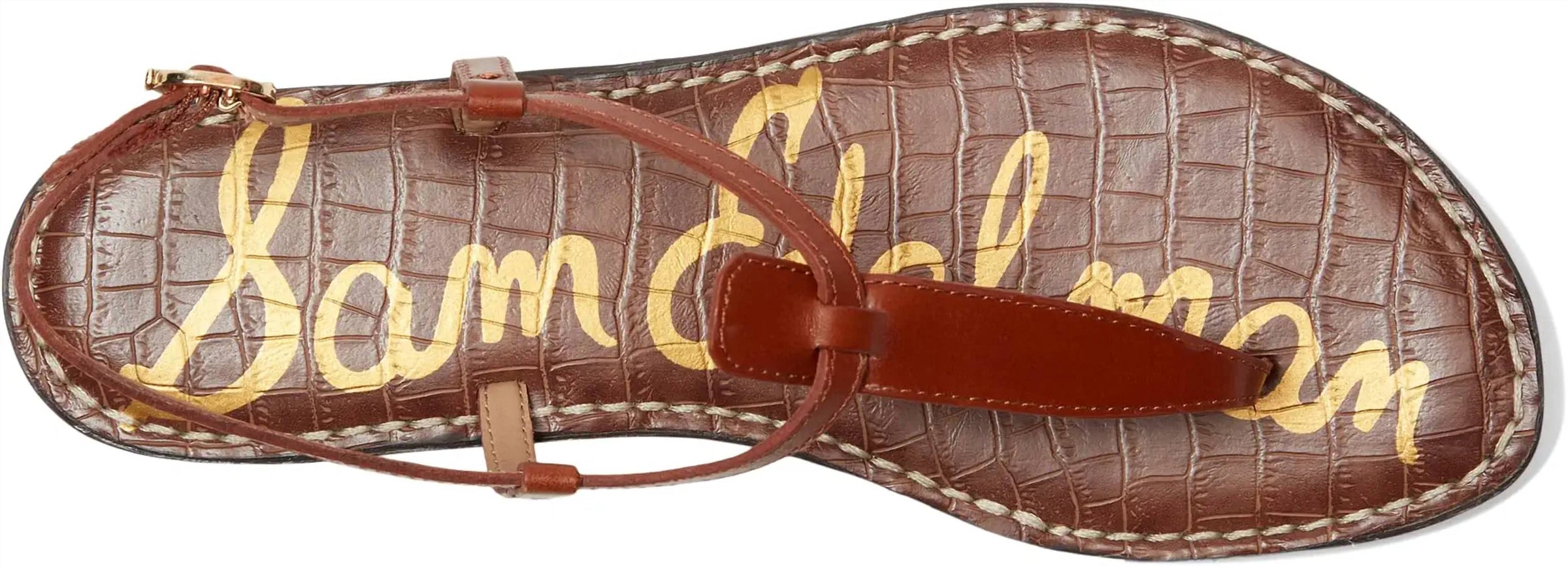 Sam Edelman Women's Gigi Sandal in brown leather - women's sandal - alternate view
