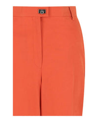Salvatore Ferragamo - Women's Gancini-plaque Straight-leg Trousers