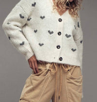 Urban Daizy - Heart Knit Cardigan