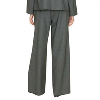 XIRENA Women's Portlyn Pant in charcoal melange - women's pants - detail view