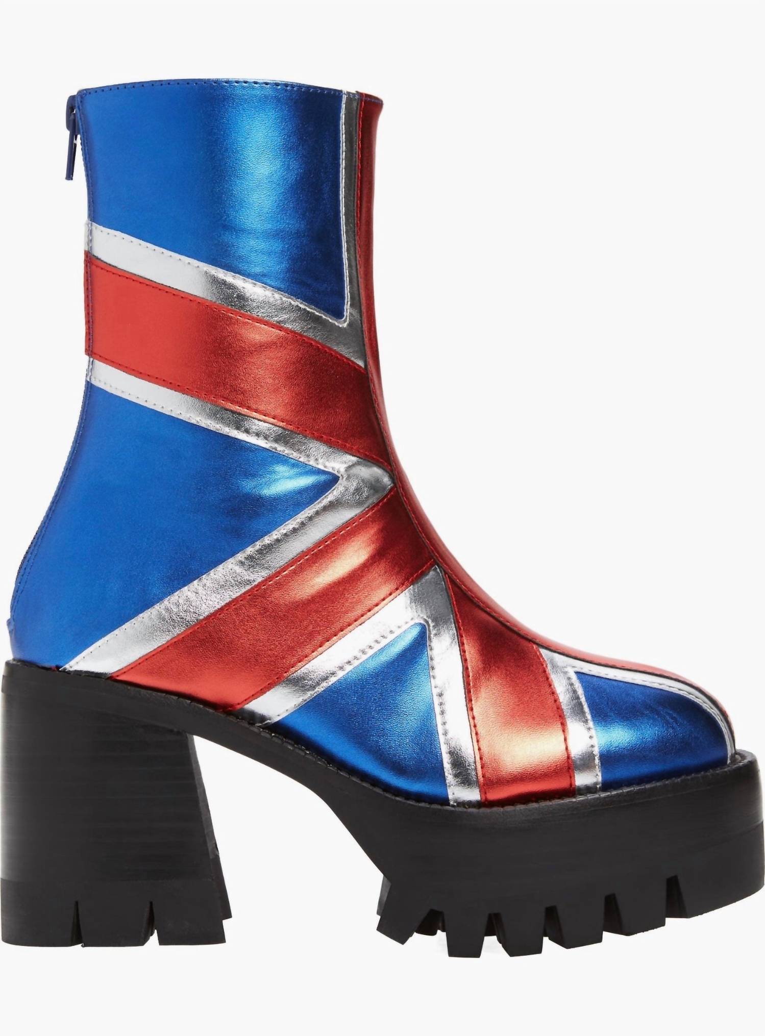 Jeffrey Campbell - Women's Viva-4-Ever platform Spice Girls Union Jack Bootie