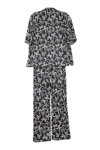 Katydid - Bow Print Pajama Pants Set