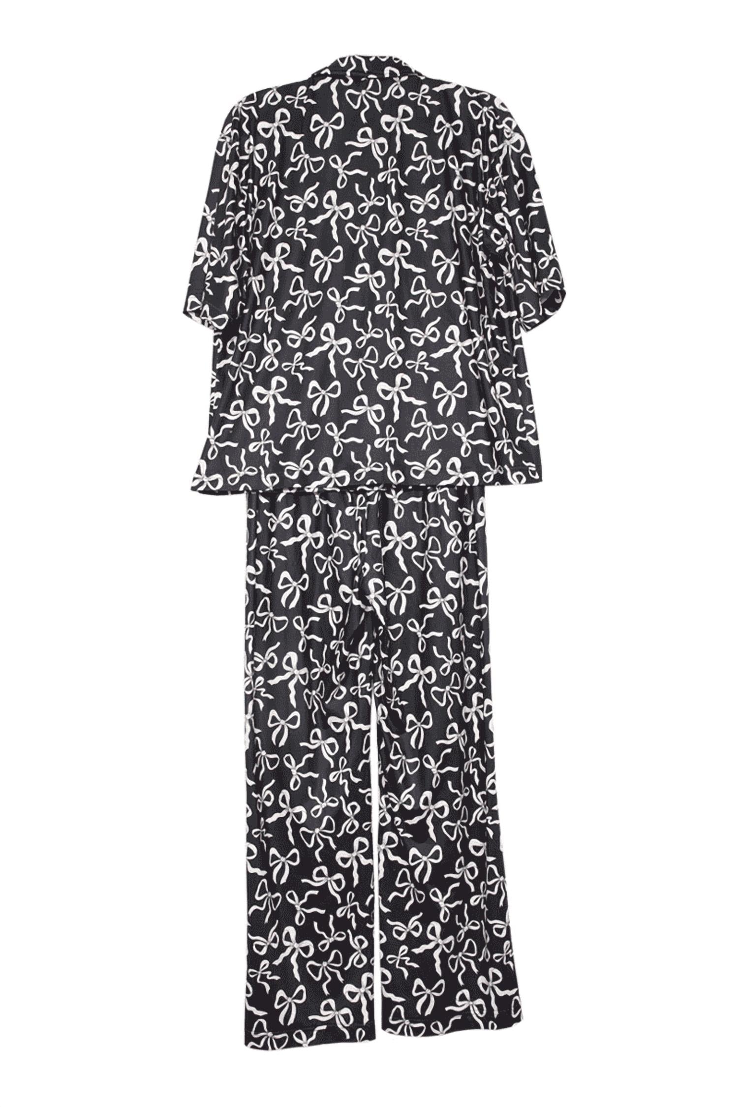 Katydid - Bow Print Pajama Pants Set