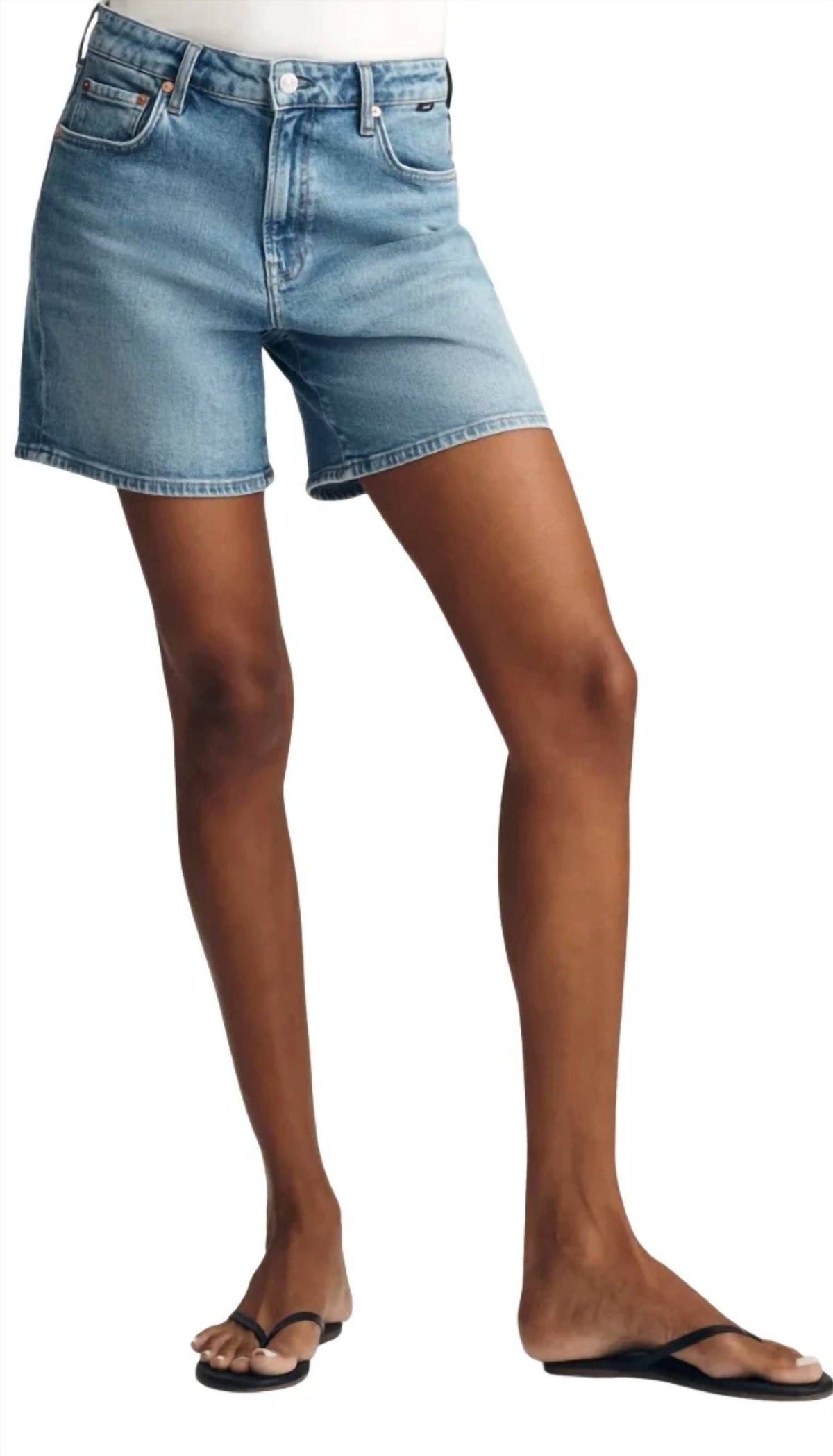 Mavi - Heidi Long High Rise Relaxed Shorts