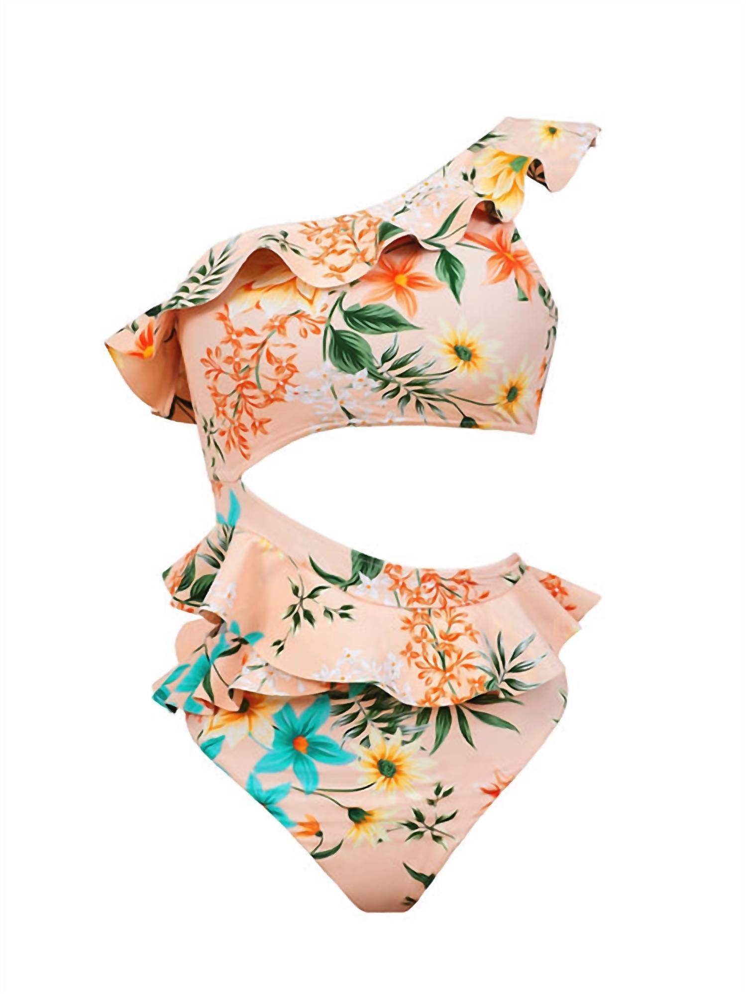 Pq Swim - Women's Ruffle Cut Out One Piece