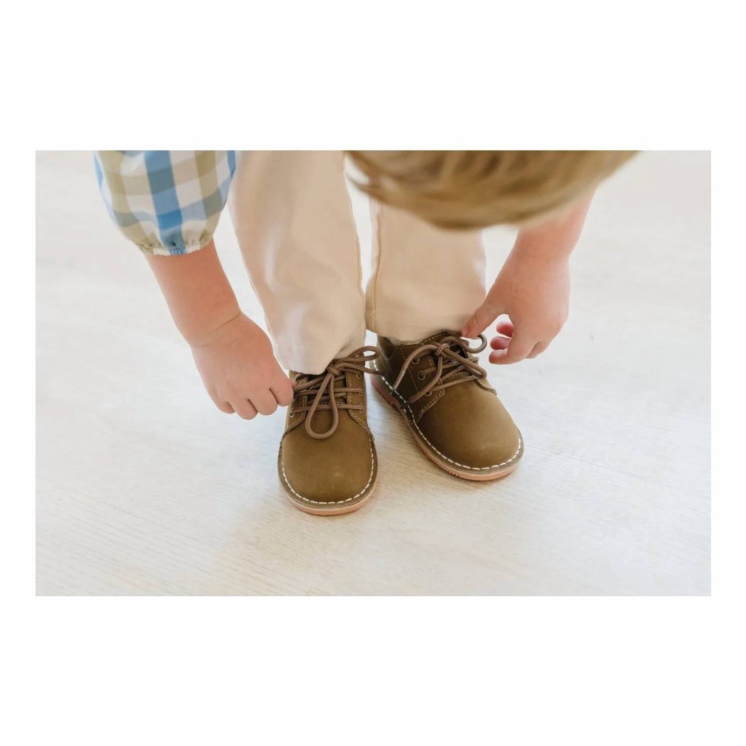 L'Amour - Kids' Tyler Nubuck Lace Up Shoe