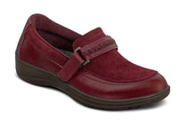 Orthofeet Women's Chelsea Dress Shoe in cherry - women's flats