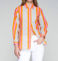 Vilagallo - Ginger Stripes shirt
