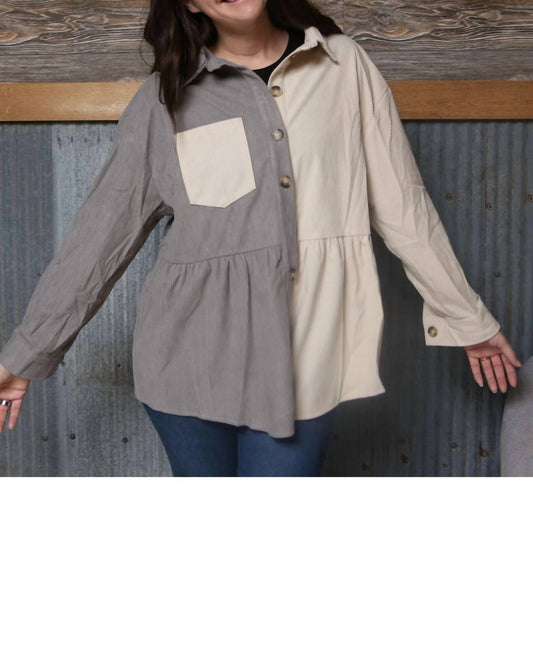 Amoli - Corduroy Shacket