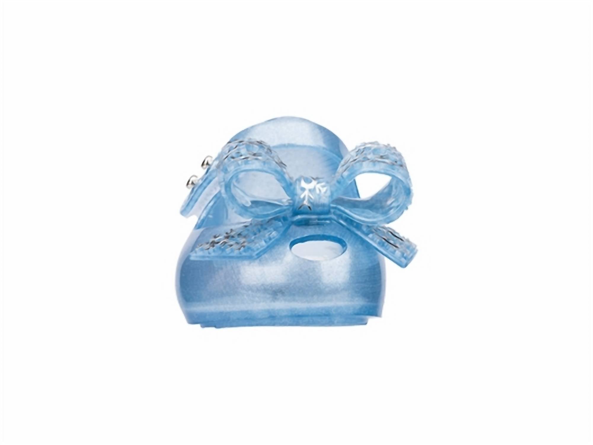 Mini Melissa Girls Ultragirl Frozen Sandals in pearl blue glitter - kids' sandal - alternate view