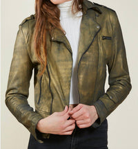 Jakett - Leather Moto Jacket