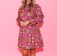 Ivy Jane - Back Tie Long Sleeve Dress