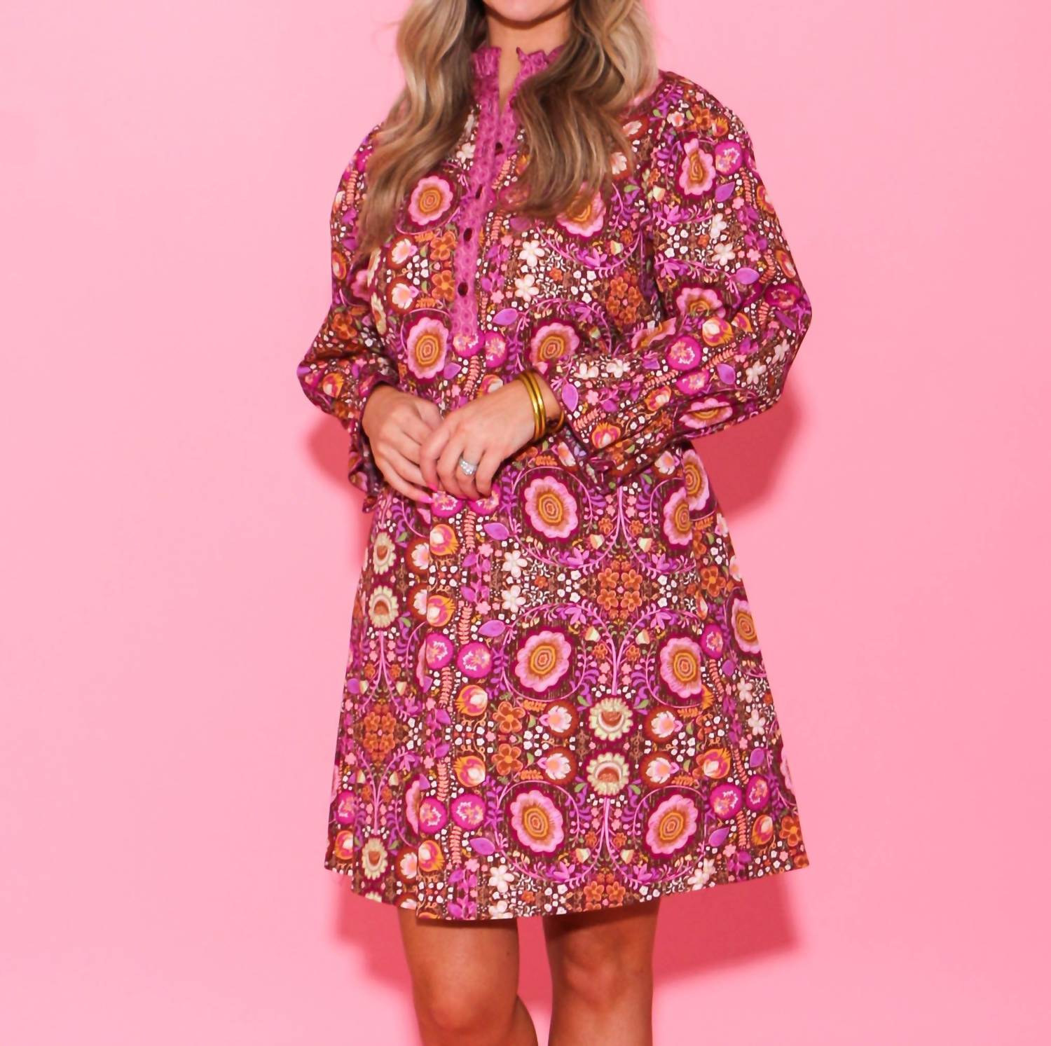 Ivy Jane - Back Tie Long Sleeve Dress