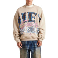 Diet Starts Monday Jumbo Crewneck Sweatshirt in taupe - men's shirt