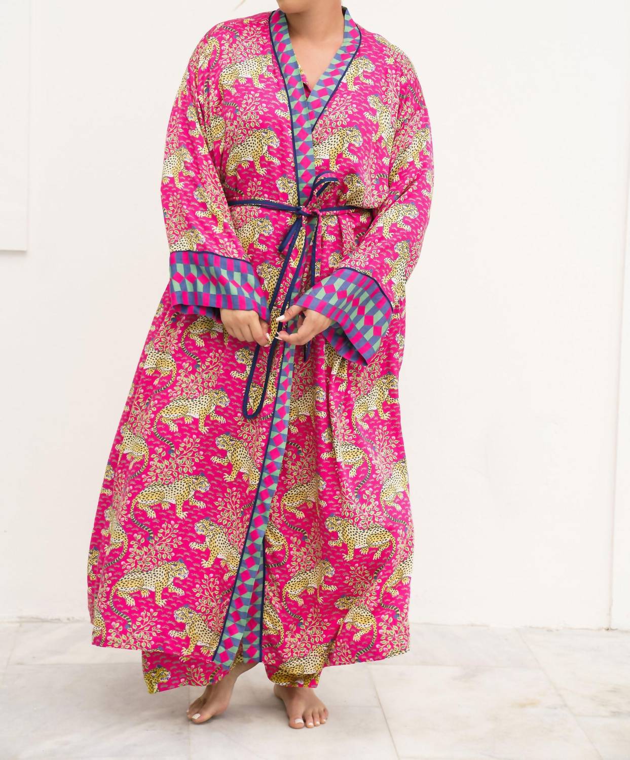 Printfresh - Bagheera Eco Satin Robe - Plus Size