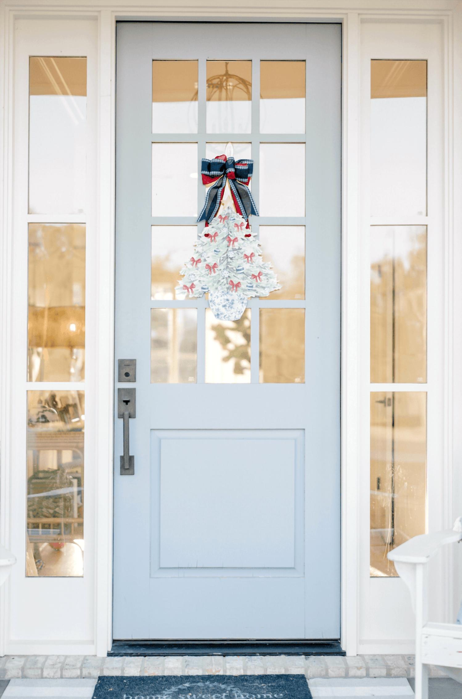 Front Porch Elegance - Chinoiserie Christmas Tree Decor