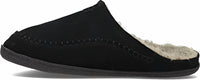Clarks - Women's Baseball Stiching Plush Sherpa Suede Clogs