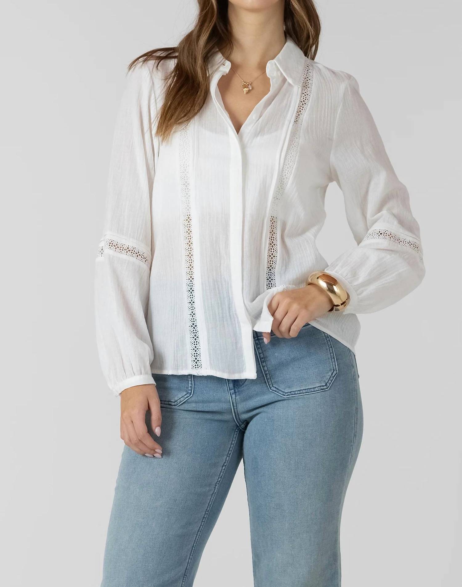 Dex - Soft Focus Lace Blouse