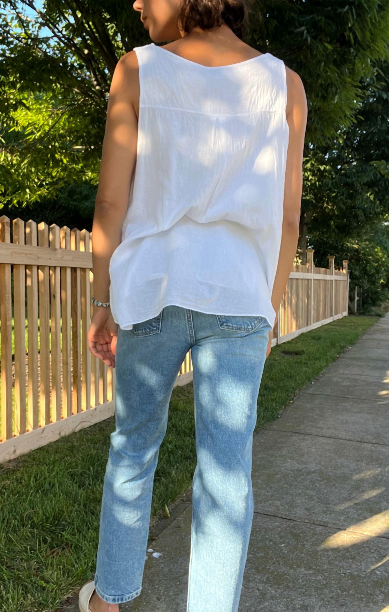 Made In Italy - Marzia Cotton Tank