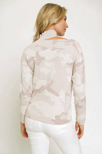 Mystree - Rose Cut Out Sweater