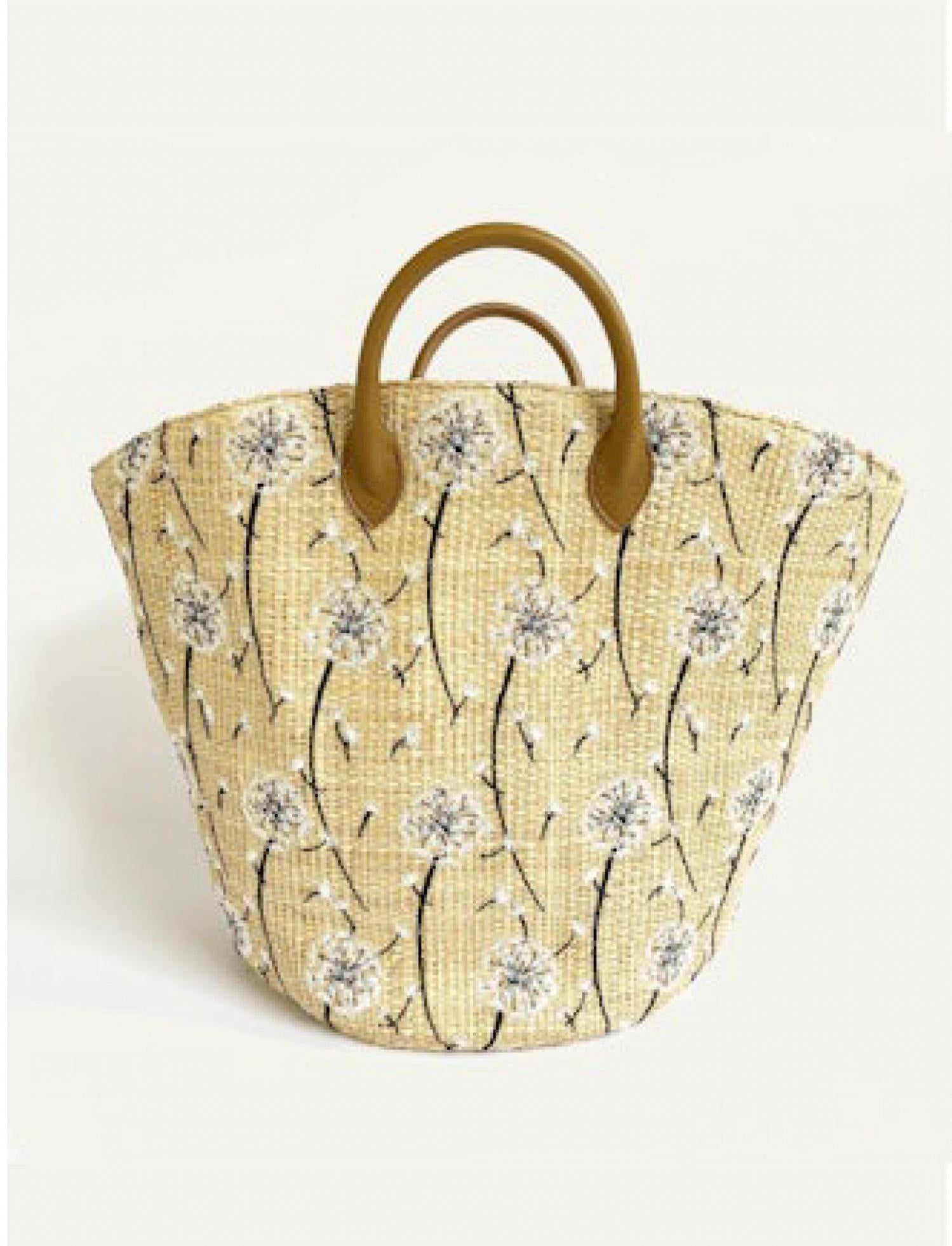Maria La Rosa Women's Dandelion Bag in natural black - women's bag