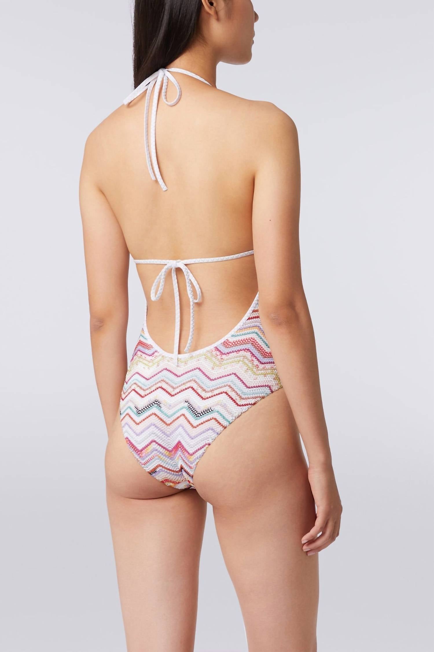 Missoni - Zig-zag Crochet One-piece Swimsuit