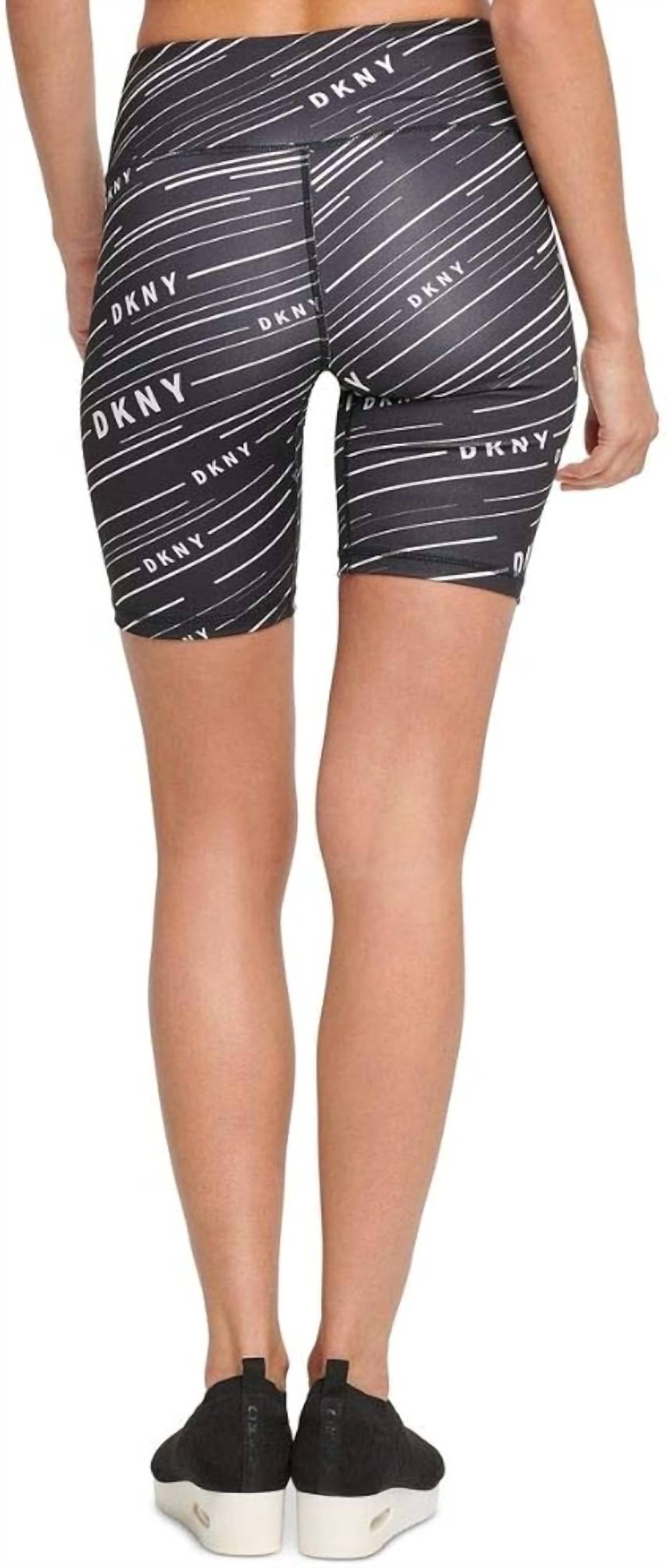 Dkny - Meterorite Print High Waist Bike Shorts