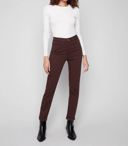 Charlie B - Cuffed Twill Pants