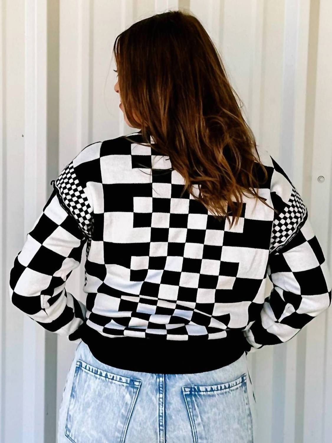 Lovesoft - Checkered Sweater