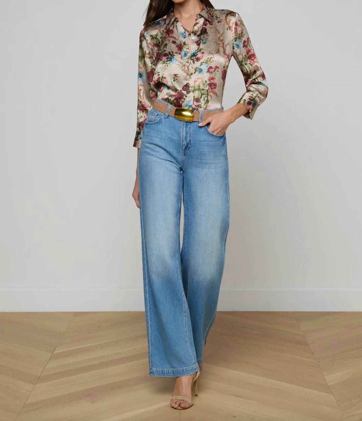 L'Agence - Scottie Wide-leg Jean