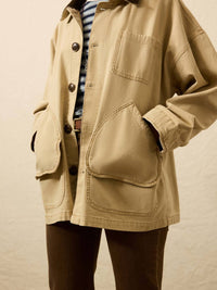 Faherty - Sunwashed Canvas Barn Jacket