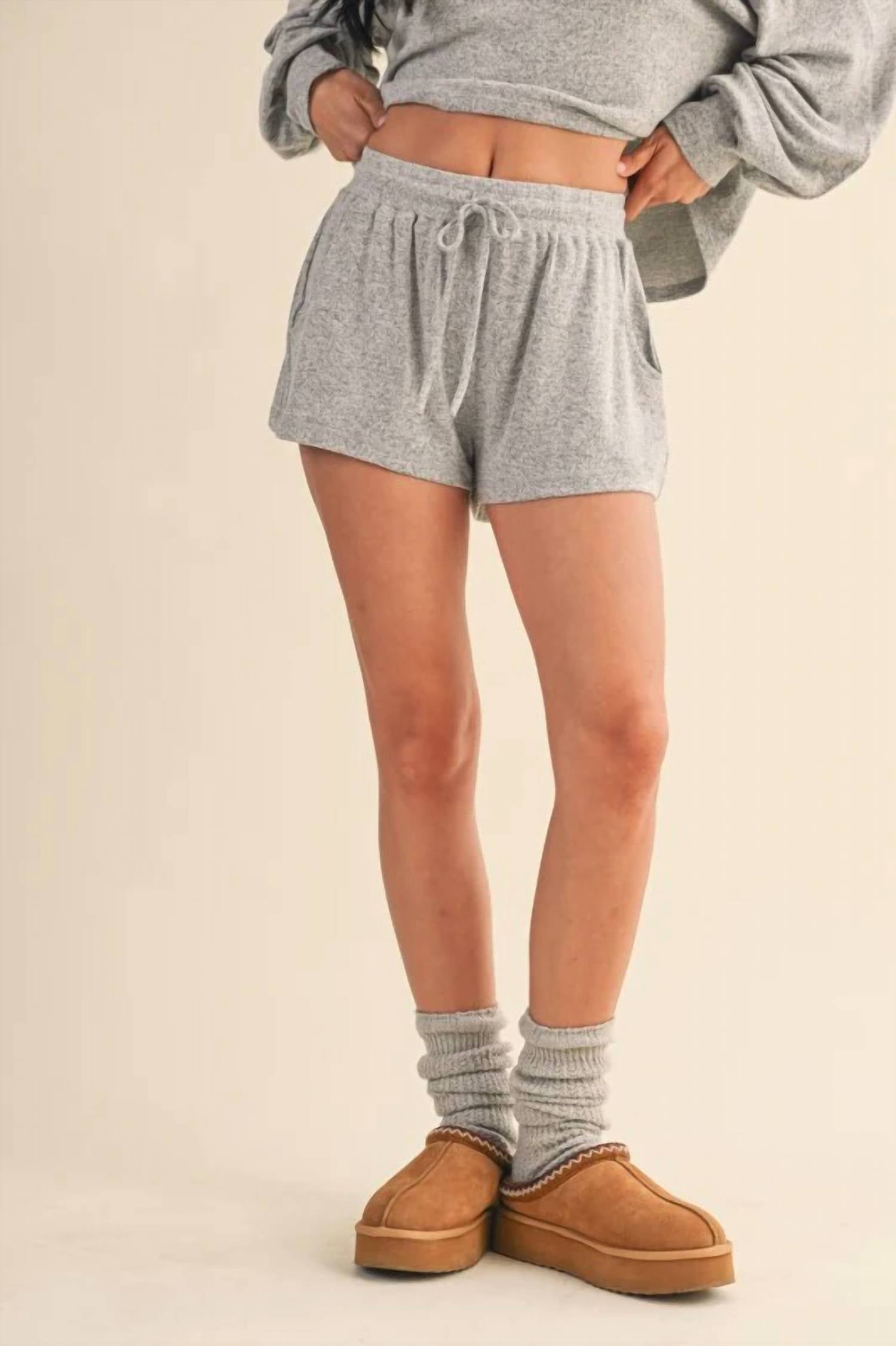 Kimberly C - Jilly Soft Brushed Hacci Lounge Shorts