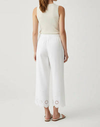Hem & Thread - Vira Embroidery Cut Out Capri Pants