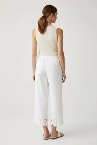 Hem & Thread - Vira Embroidery Cut Out Capri Pants