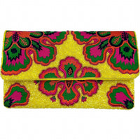 La Chic Designs - Women's Festive Royalty Beaded Clutch